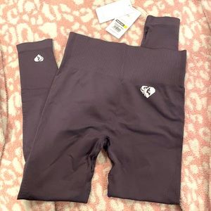 Women’s best seamless leggings -charcoal gray